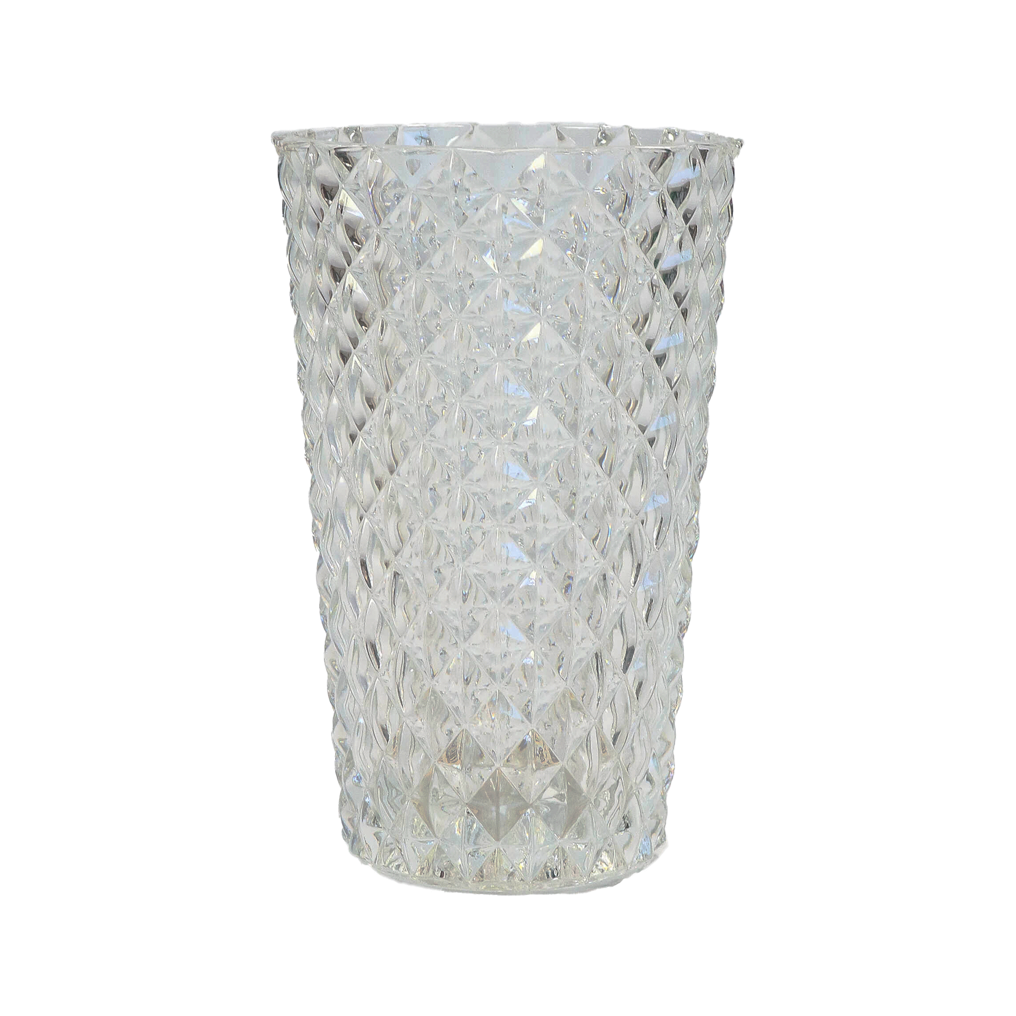 Cristal Glass Flower Vase 2.73L Darques Collect 39939