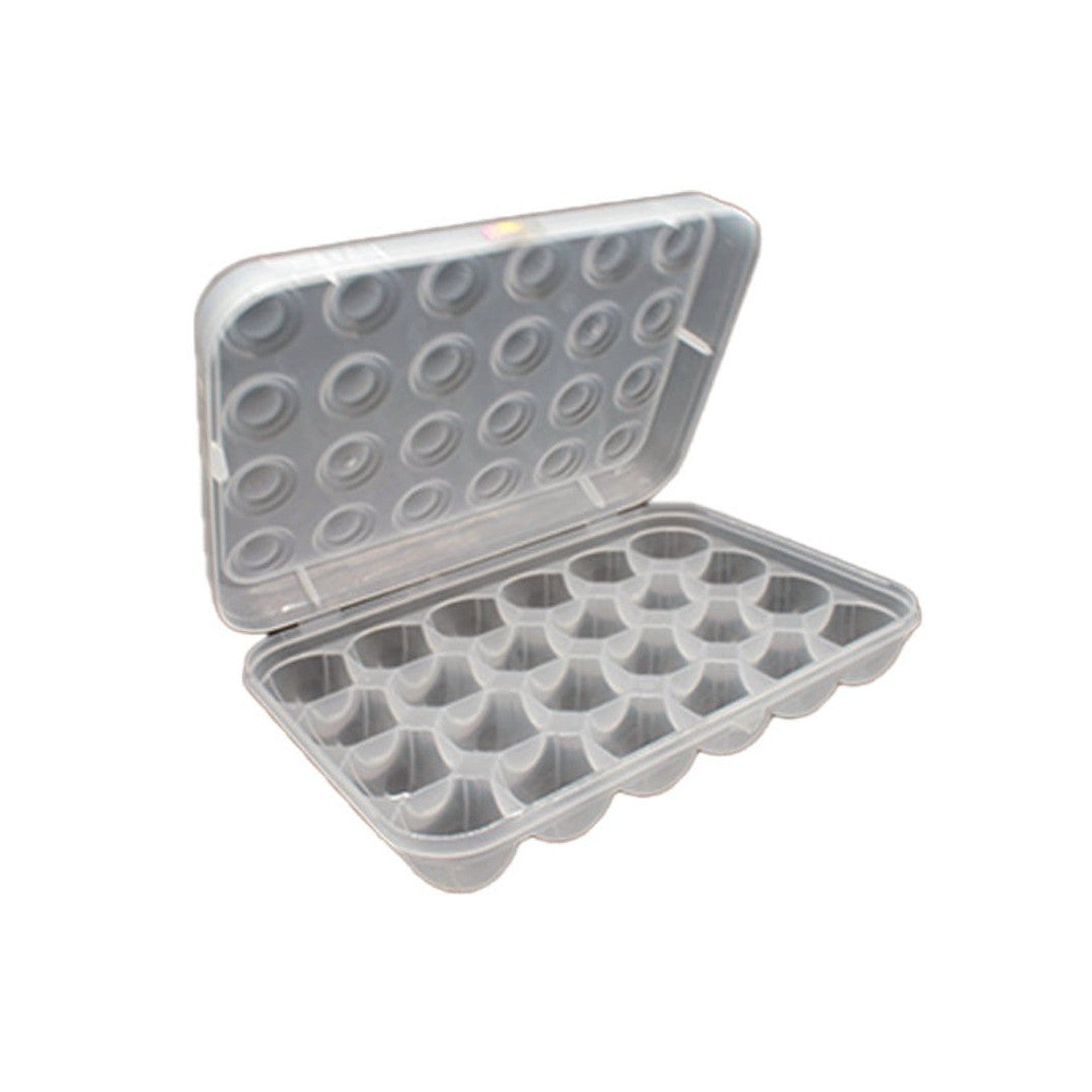 Plastic Egg Storage Tray Holder 24-Grid Clamshell Box Formosa