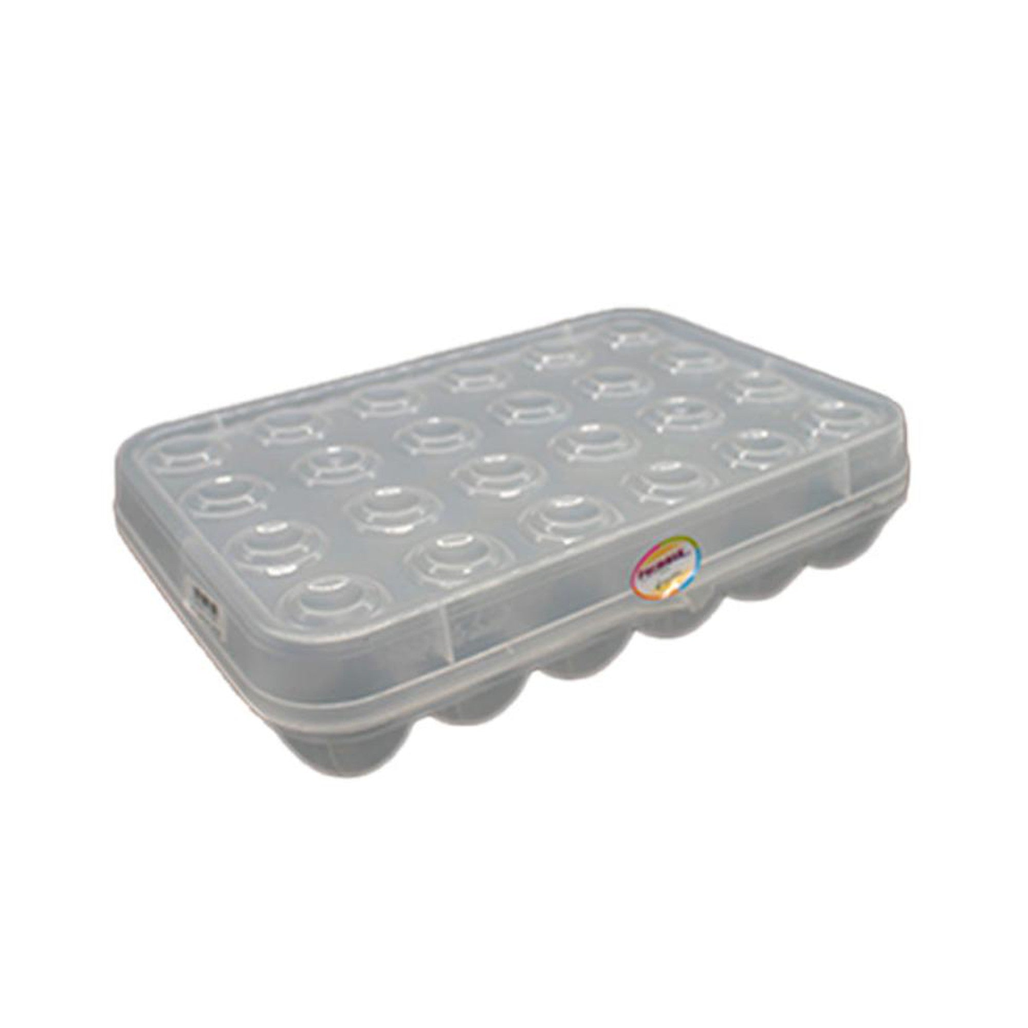 Plastic Egg Storage Tray Holder 24-Grid Clamshell Box Formosa