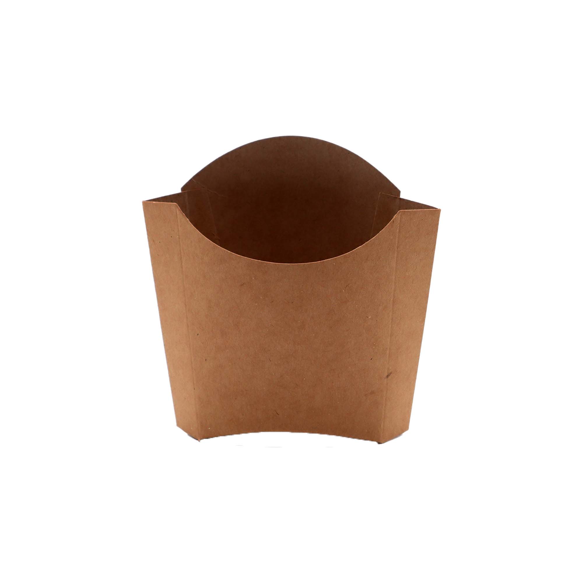 Kraft Paper French Fry Chip Box 10x4x1cm 5pack