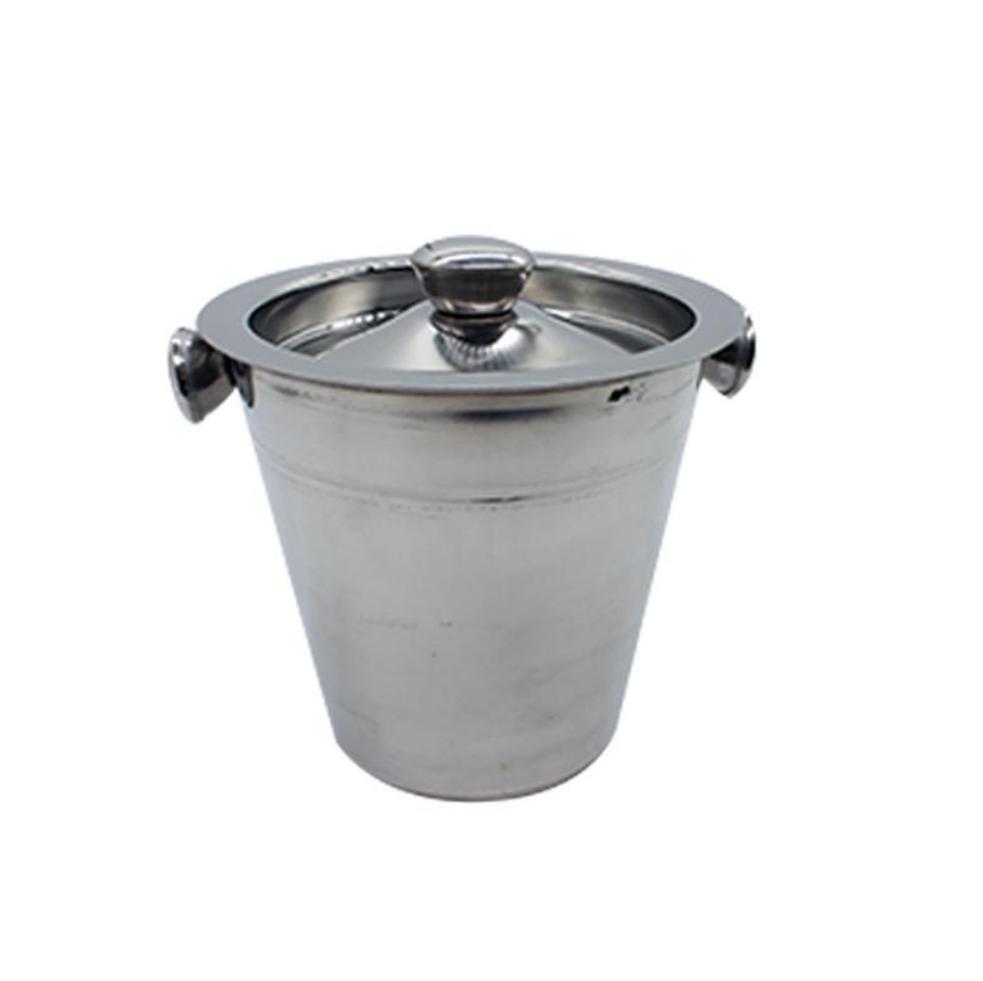 Bar Butler Ice Bucket With Knob Handle 1L Stainless Steel 12040