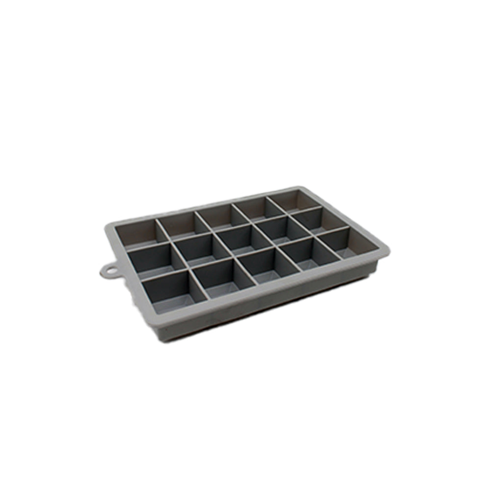 Bar Butler Silicone Ice Cube Tray Grey 15 Grid 73197