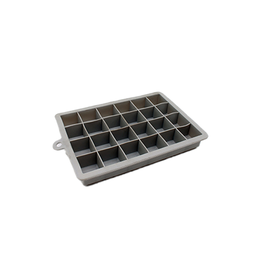 Bar Butler Silicone Ice Cube Tray Grey 24 Grids 73198