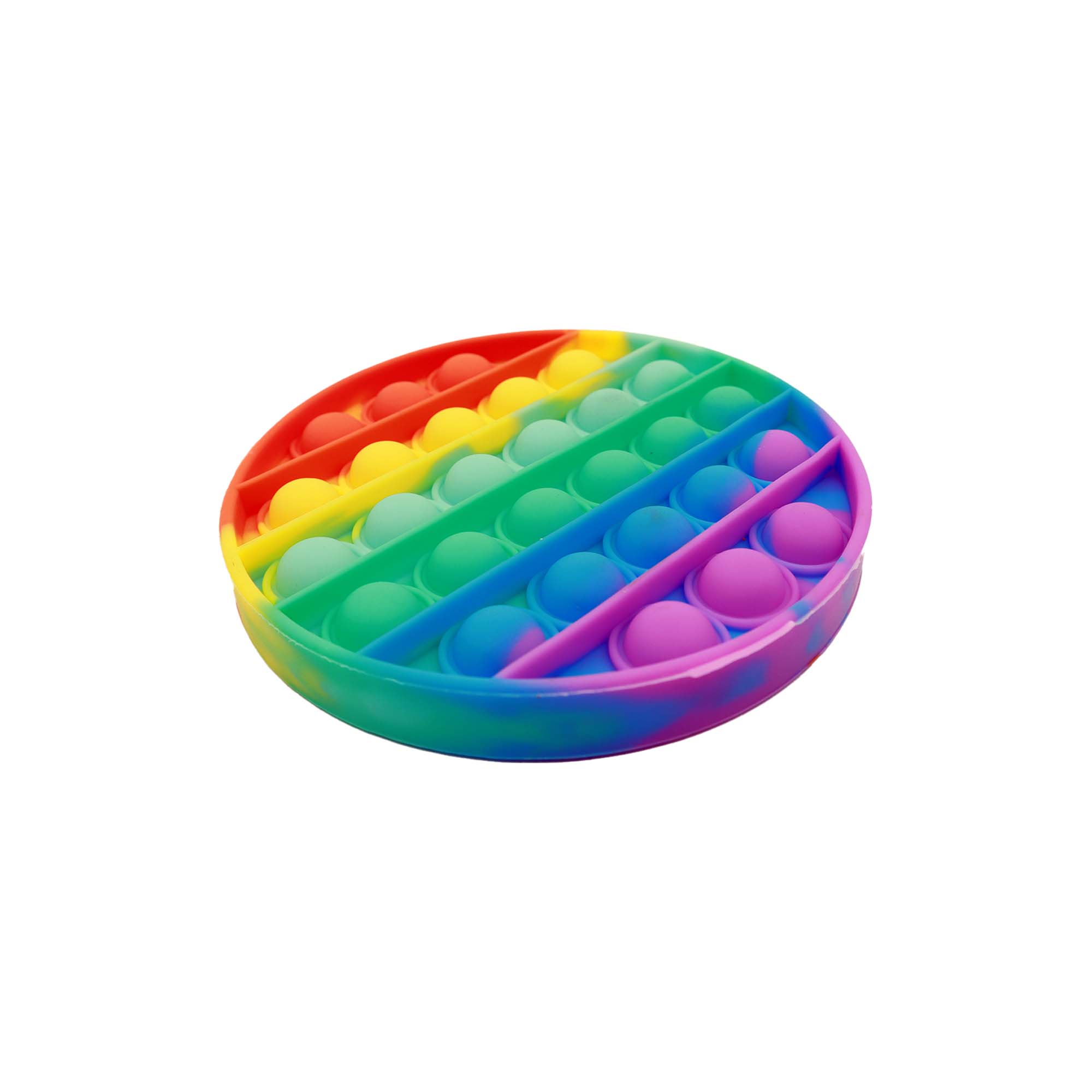 Fidget Pop It Rainbow Square 11.5 x 11.5cm