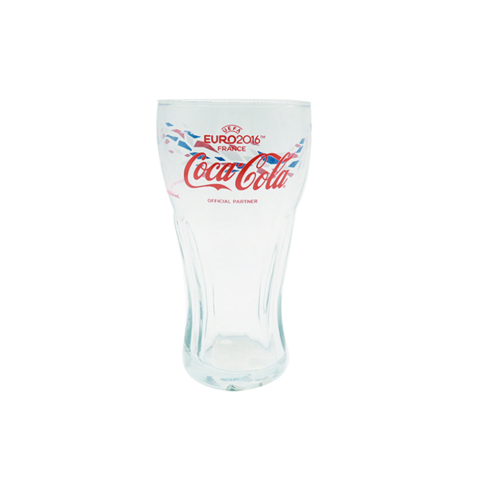Coke Contour Hiball Glass Tumbler 300ml Euro 2016 Pasabahce 40077