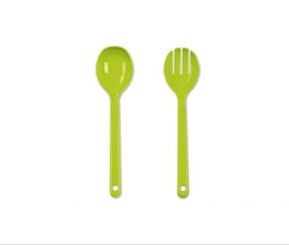Elite Plastic Salad Fork / Spoon 2pcs Set