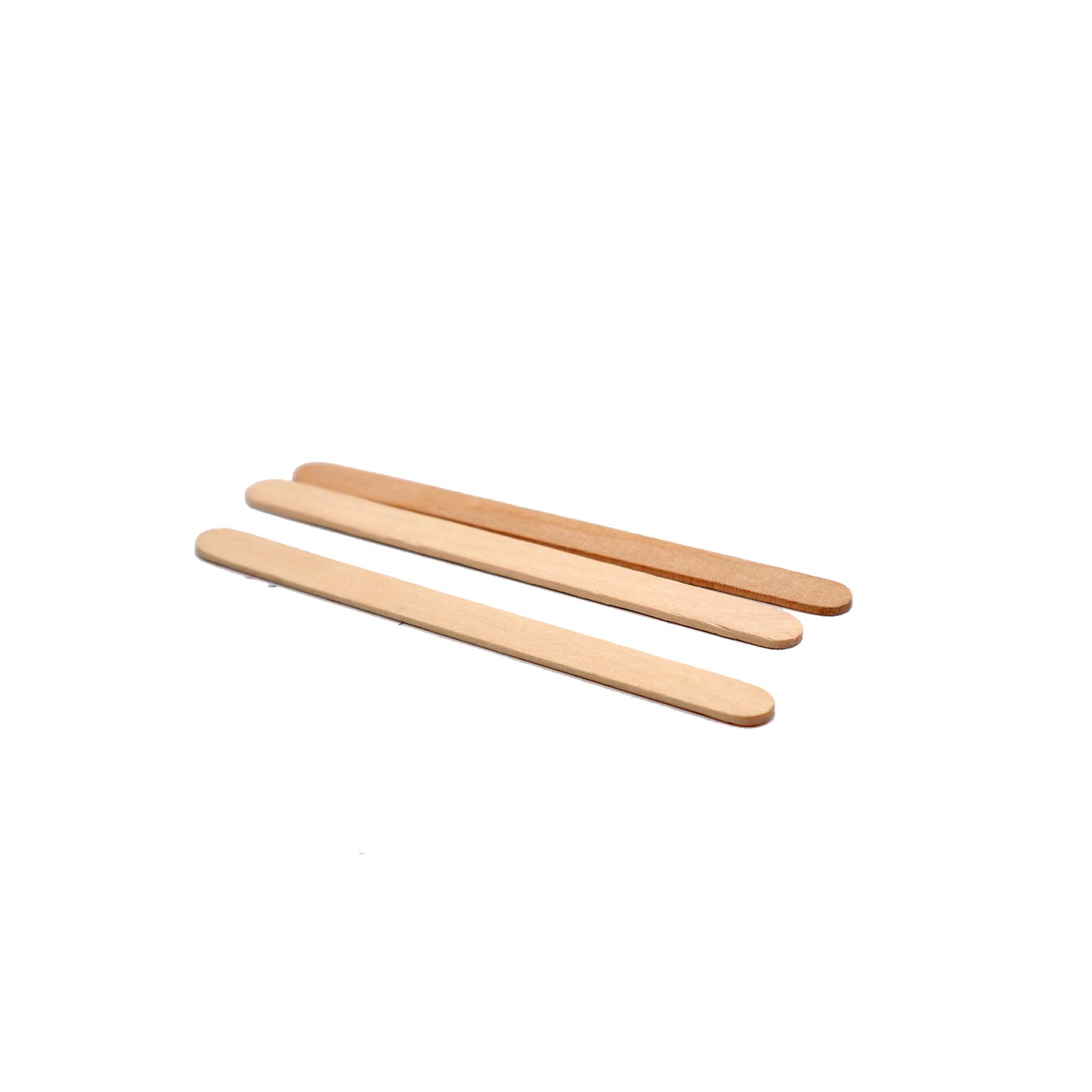 Disposable Wooden Ice Cream Sticks 11x1cm 50pcs