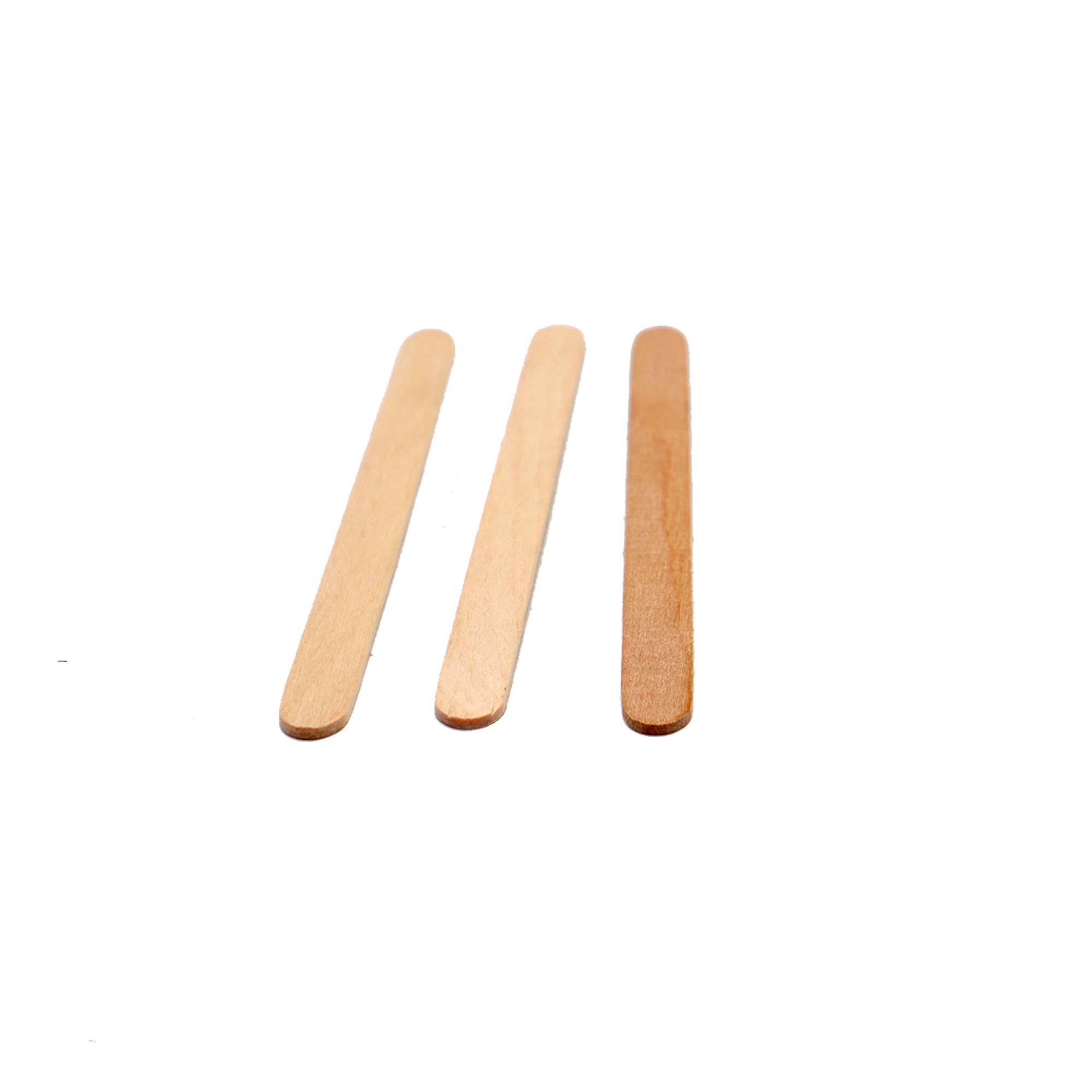 Wooden Disposable Ice Cream Sticks 11x1cm 50pcs