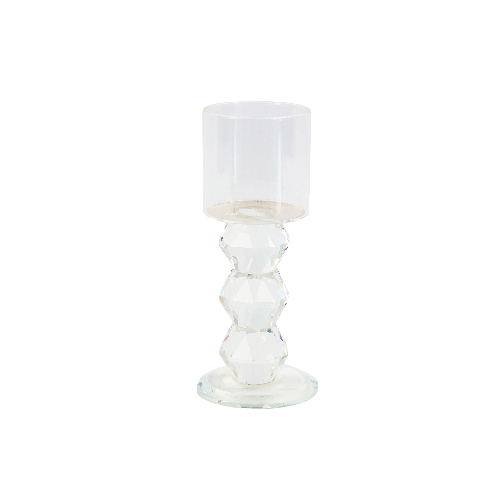 Candle Holder Crystal Medium