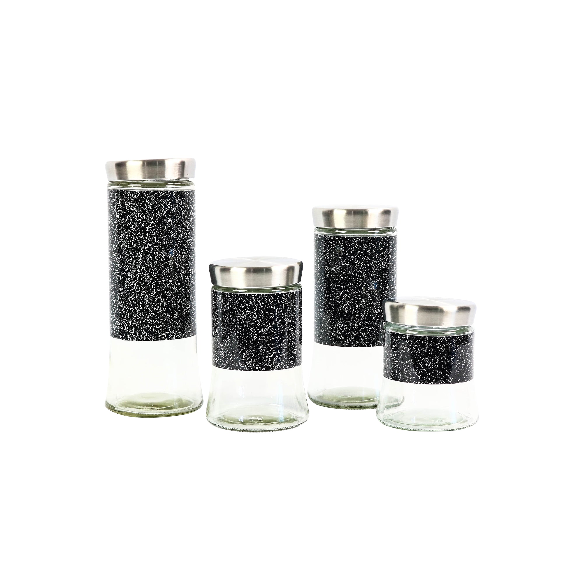 Glass Canister 4pc Gl2797/96