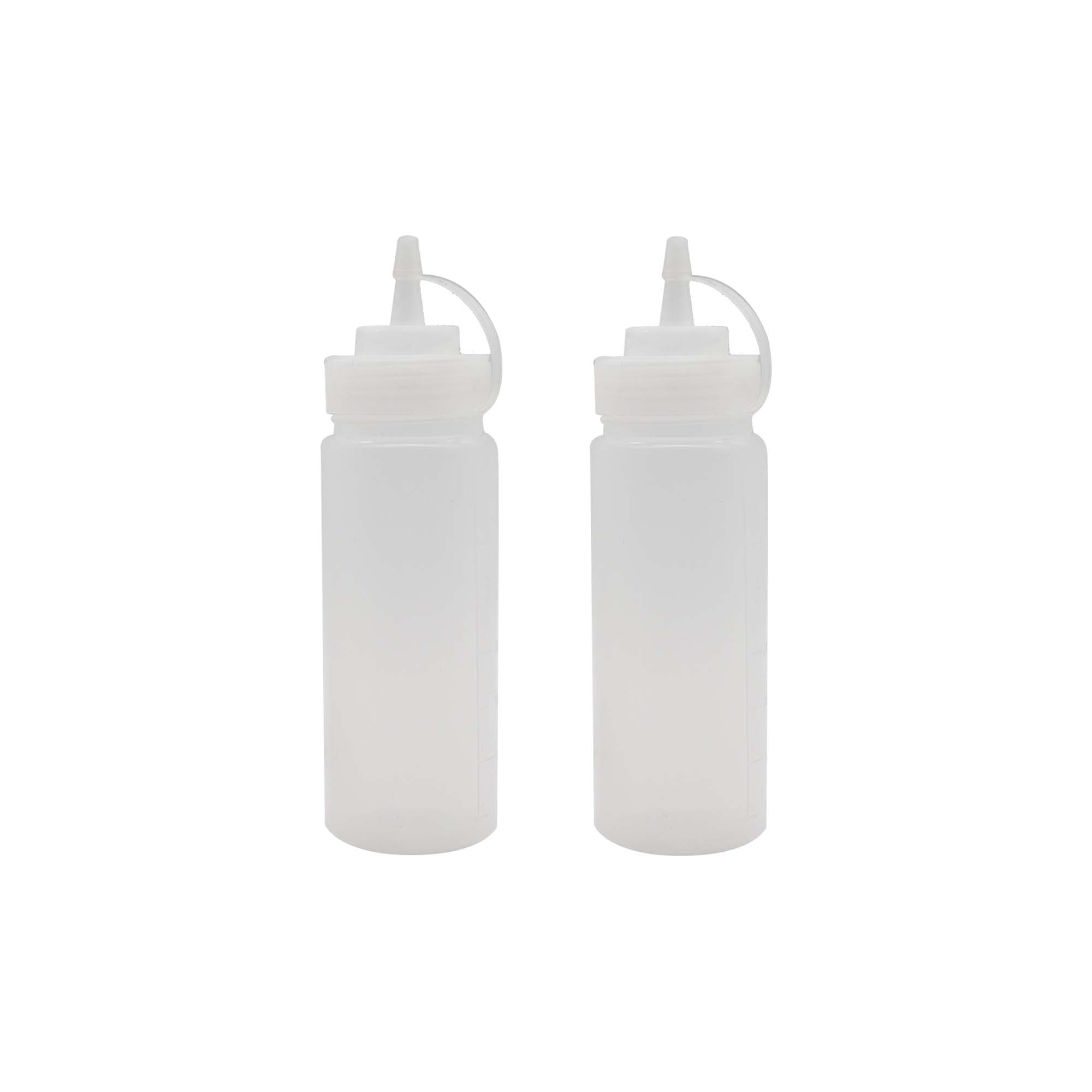 Plastic Cheese Squeeze Sauce Bottle 360ml White Each