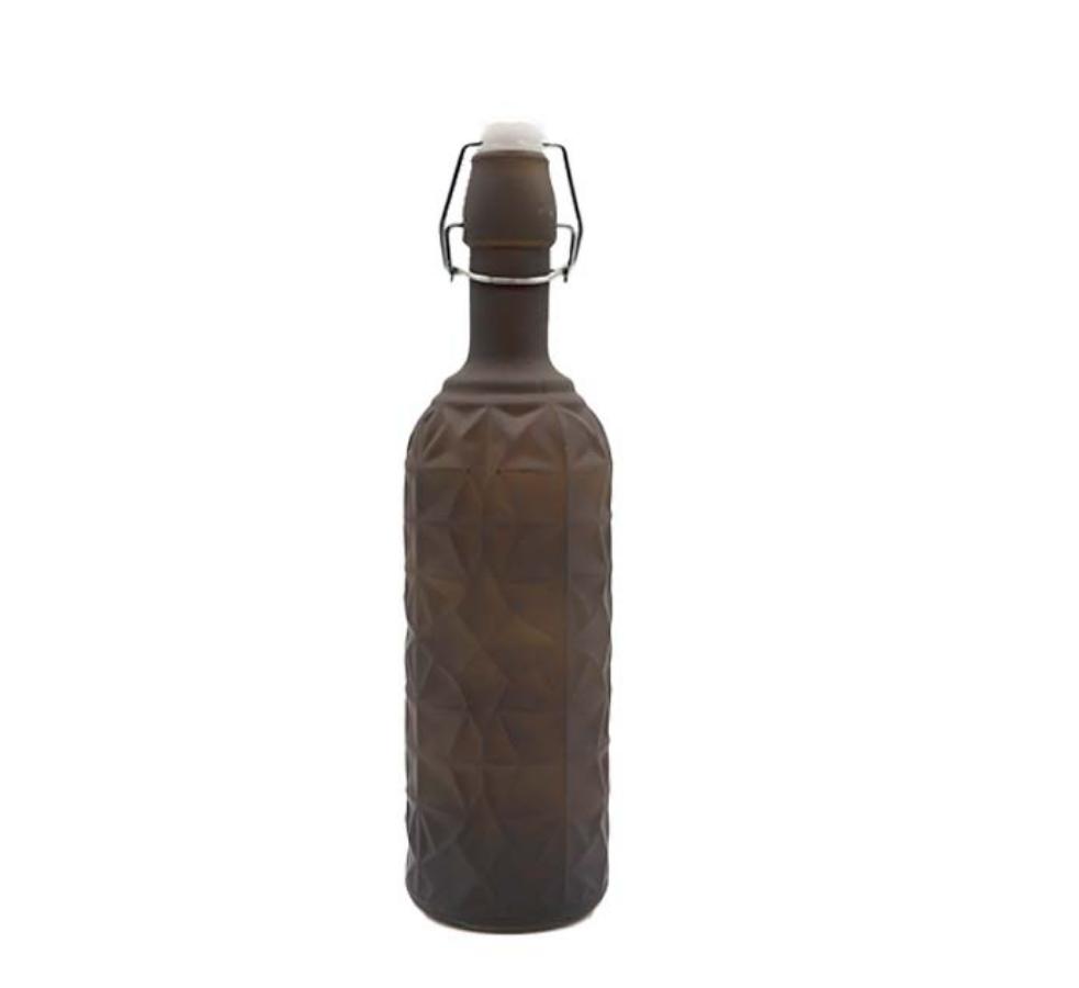 Glass Water Bottle 750ml - Storage Glass Jar with swing Lid GI2646