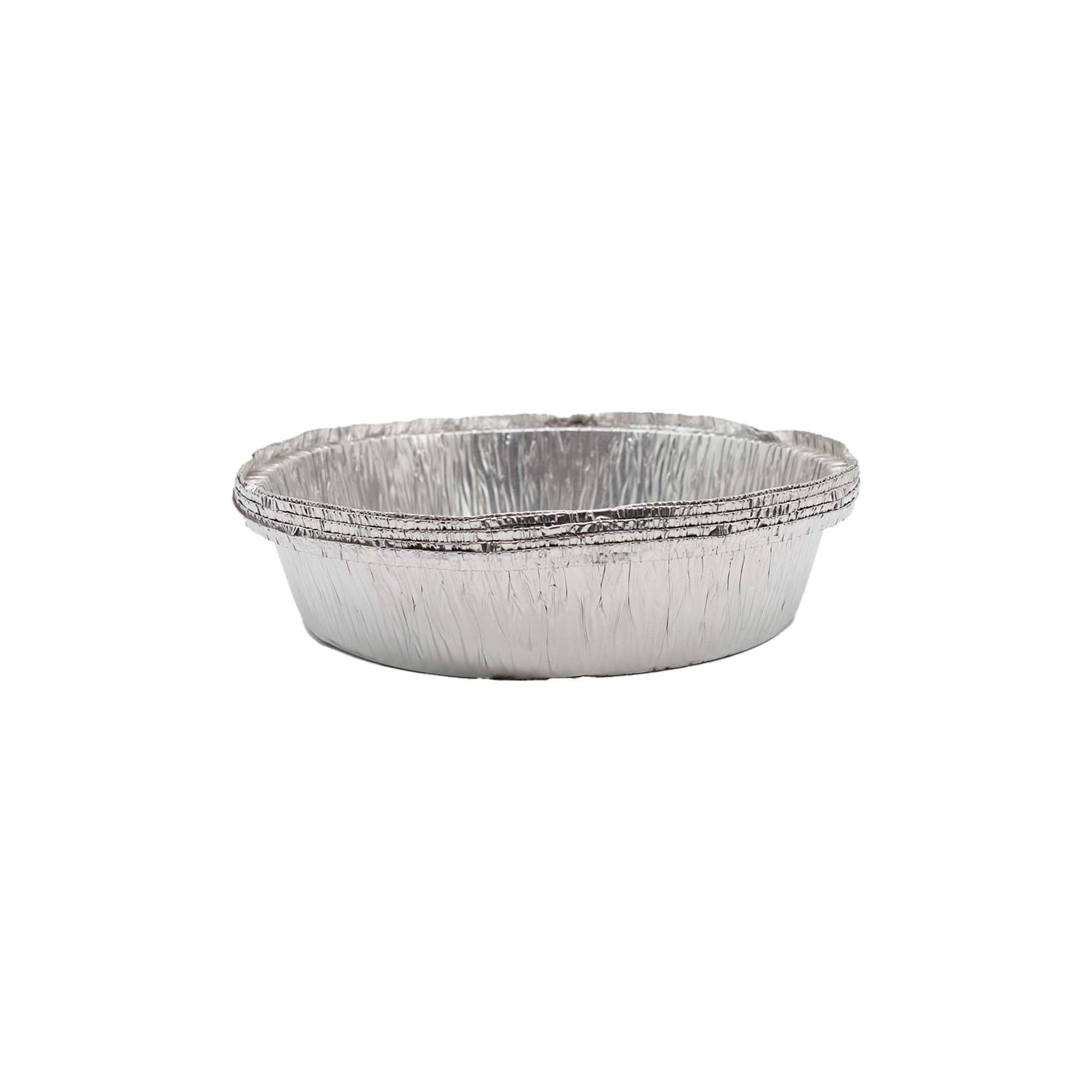 Aluminum Foil Cookie Salad Container Disposable Round 5pc 23.5cmx5.2cm XGN1517