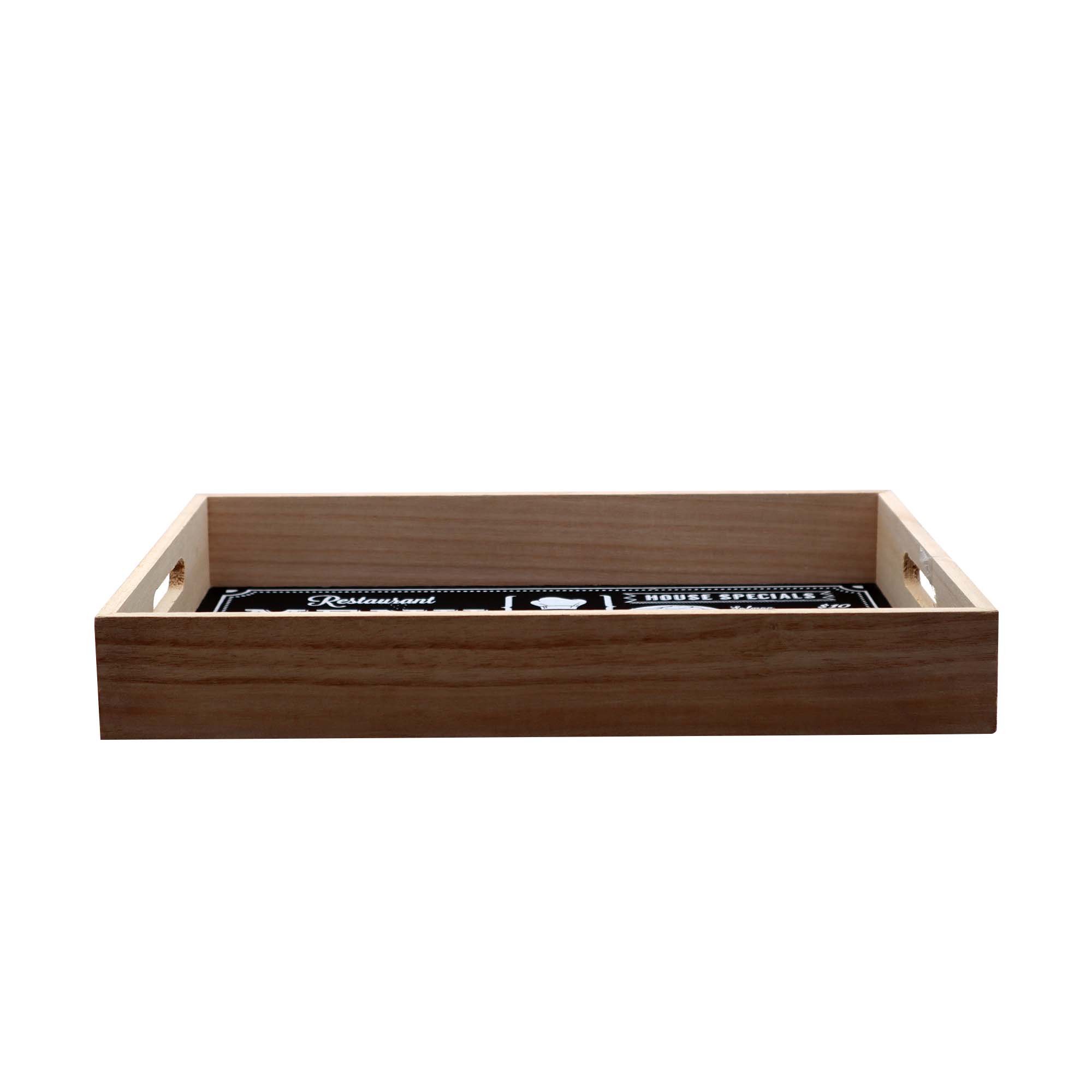 Serving Tray Wood 2Pack