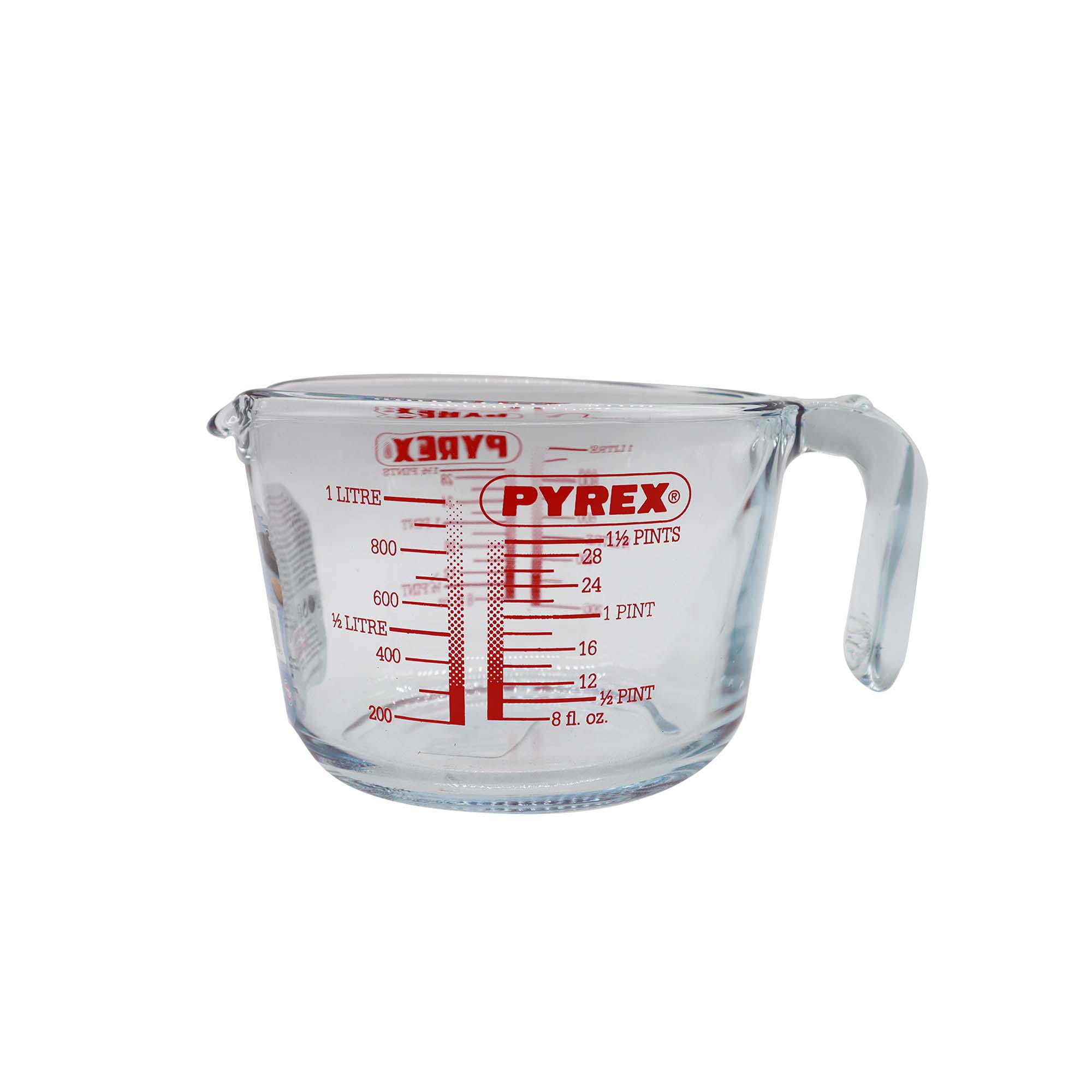 Pyrex 1L Measuring Jug + Lid