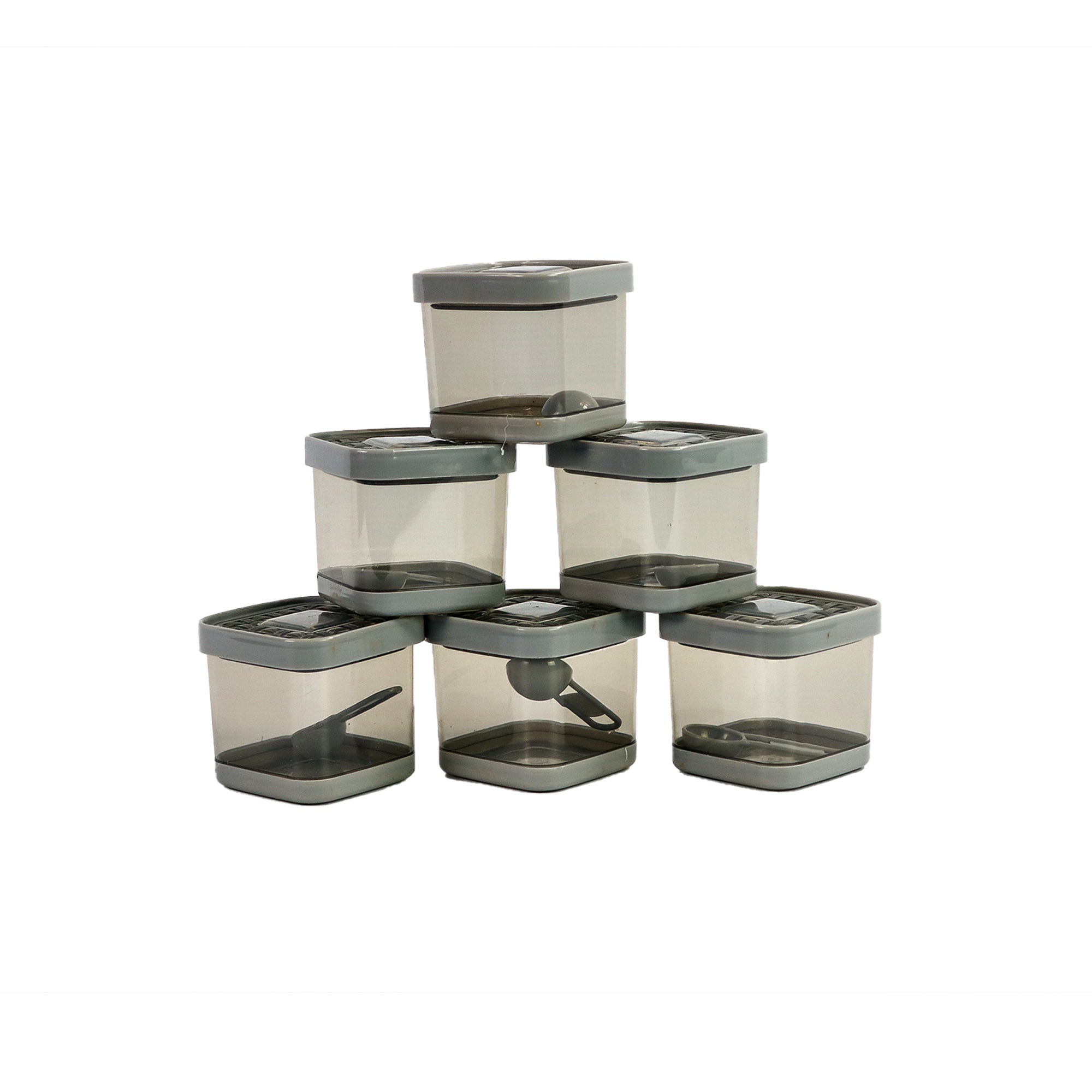 Nakoda Della Canister Container with Spoon 6pc Set Nu Ware