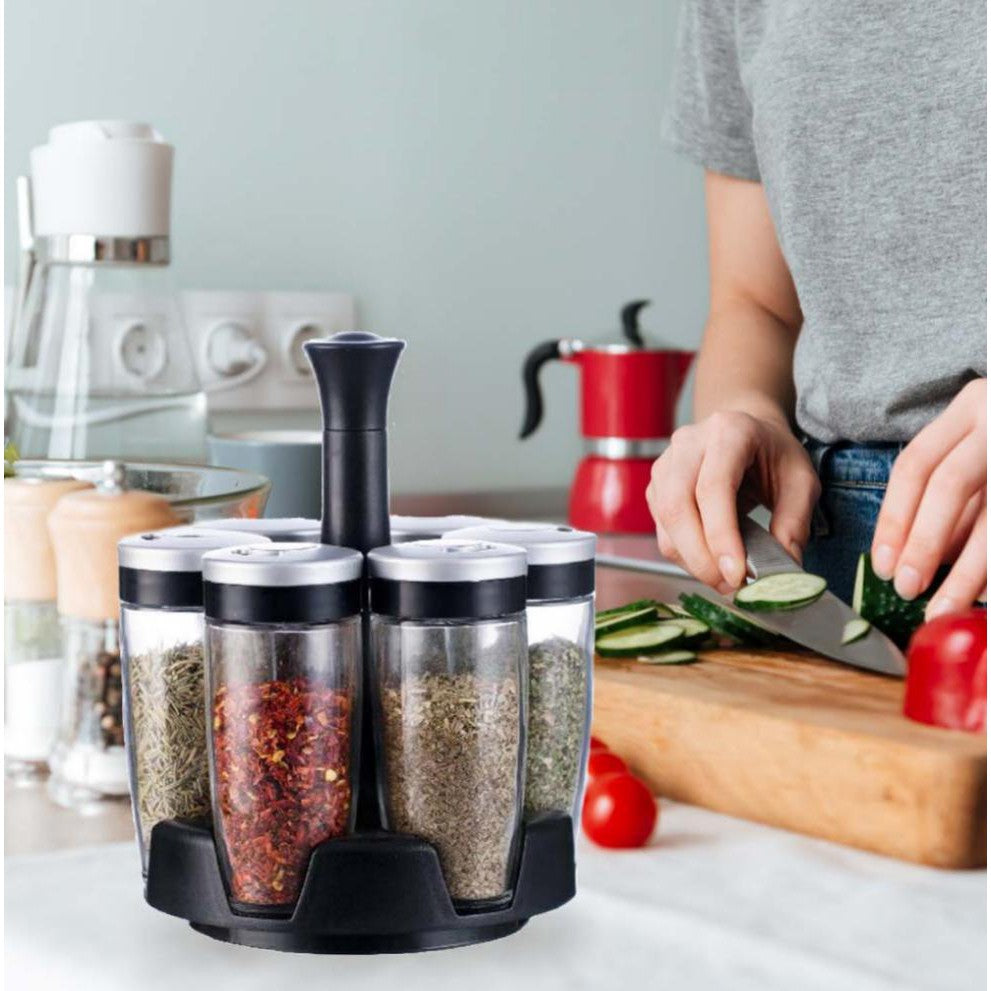 Aqua Spice Rack 6-Jar 25000