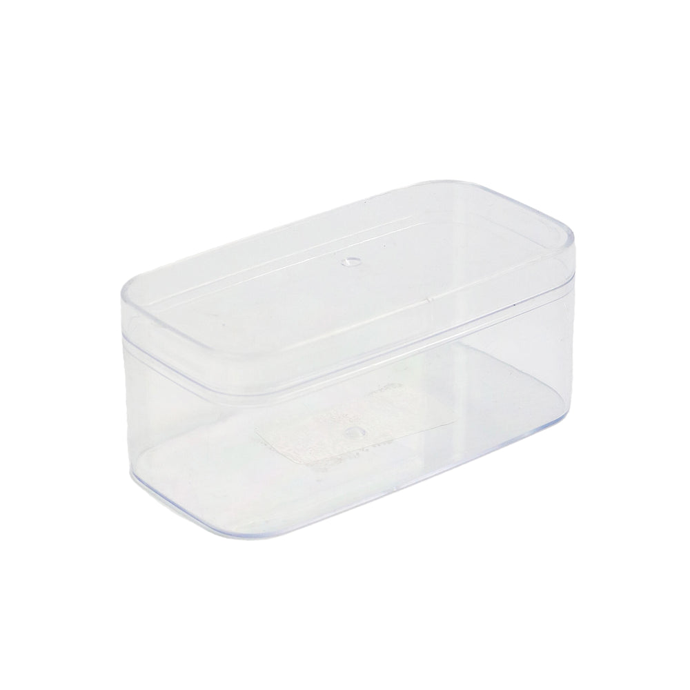 Acrylic Gift Box Rectangular 12.8x6cm Rounded Corners & Lid