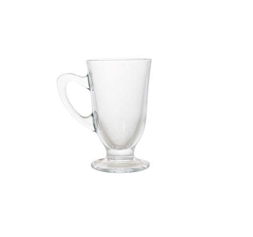 Glass Mug Handle Clear 125ml 40809