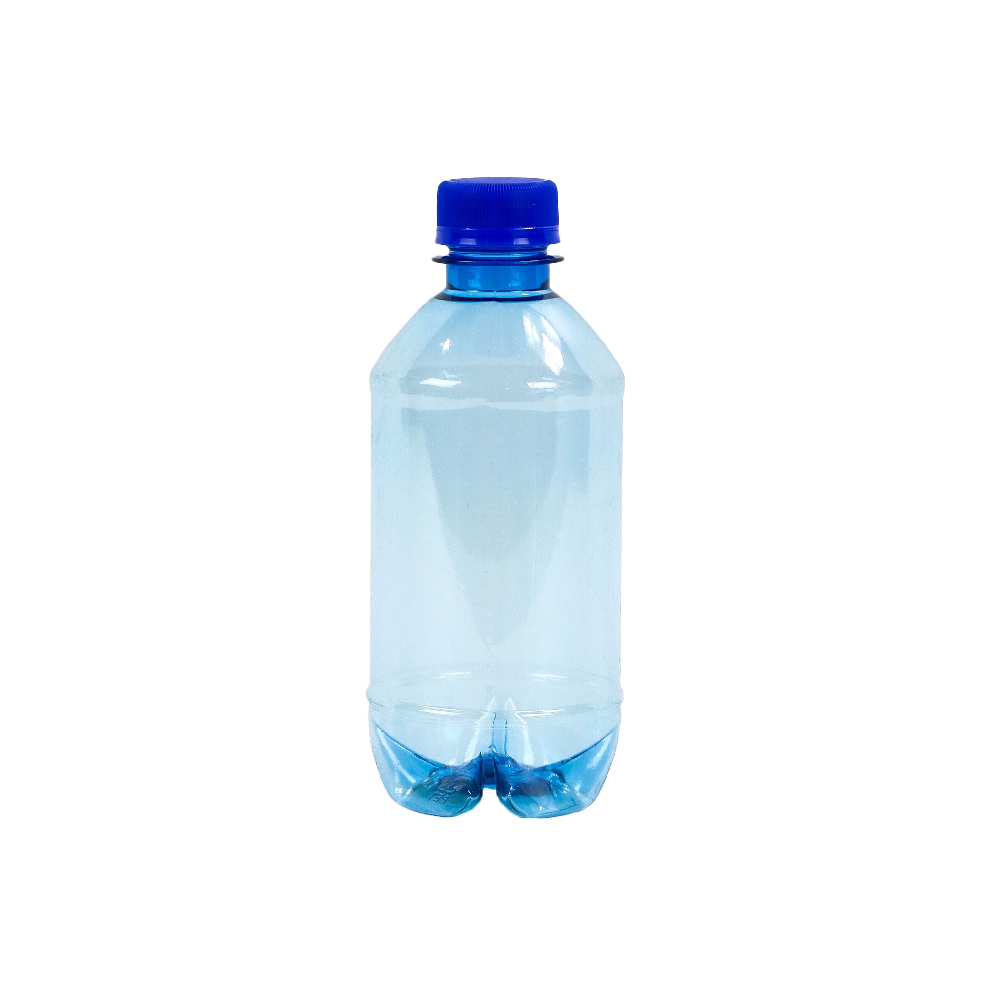 330ml Plastic Water Bottle Clear with Lid 10pack