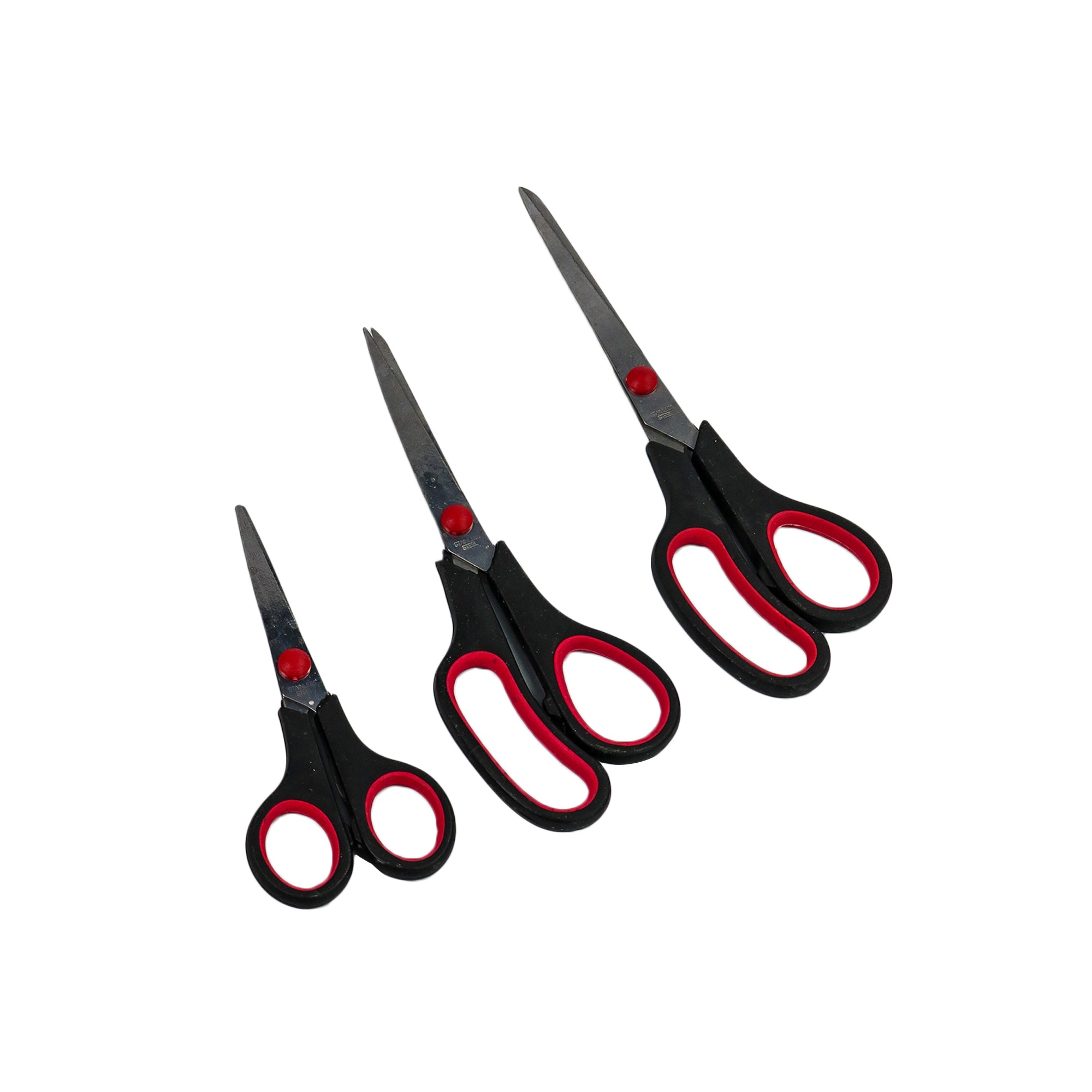 Multi Purpose Ergonomic 3-Piece Scissors Set