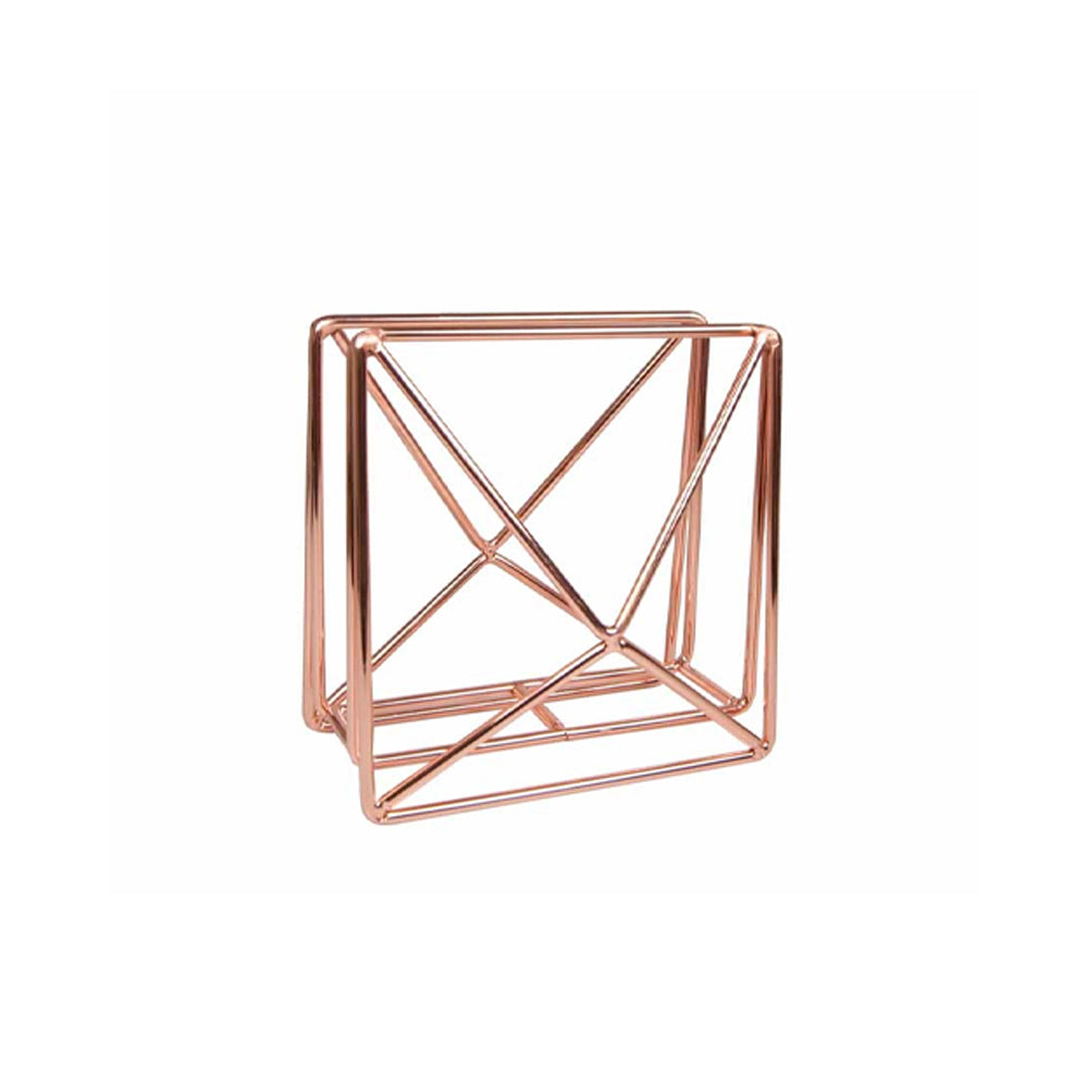 Regent Napkin Serviettes Holder Copper Plated 41604