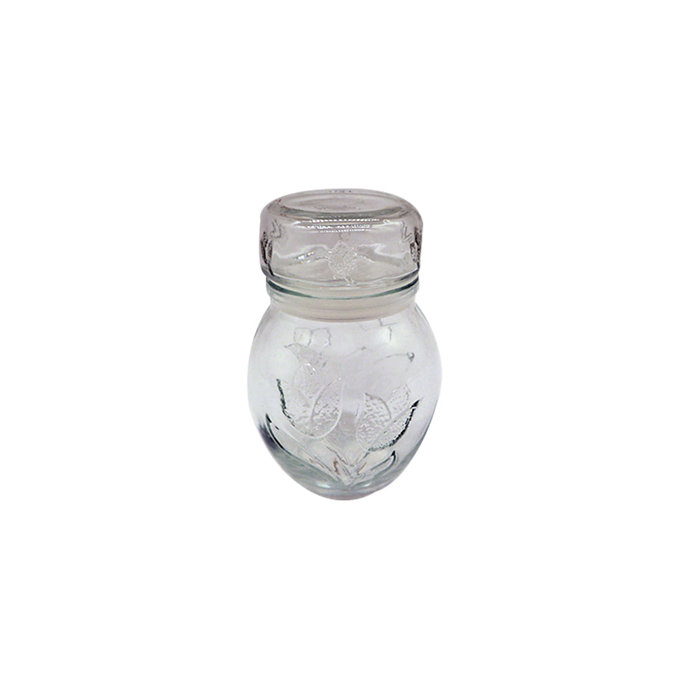 Glass Jar 275ml Optic with Lid 1470