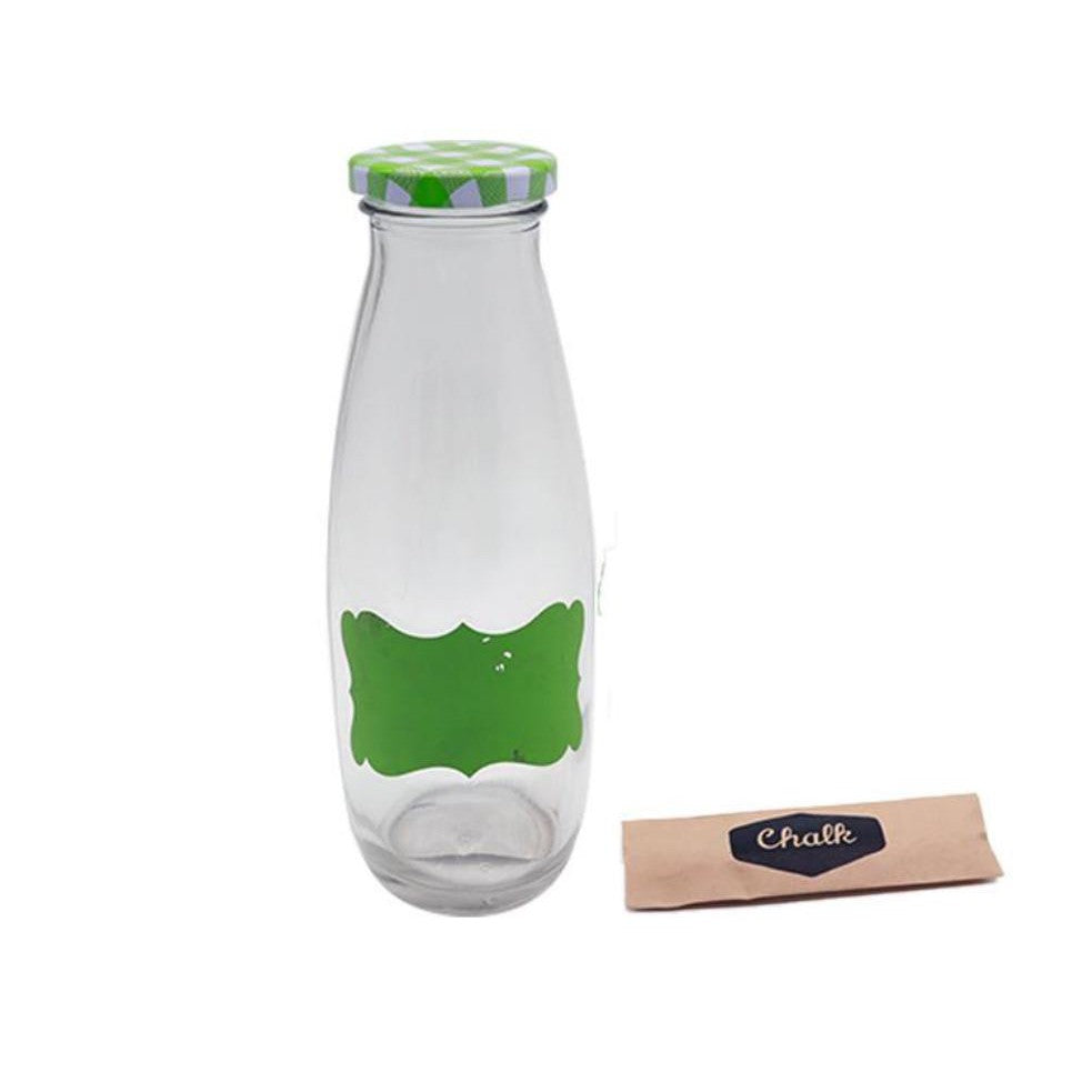 Glass Bottle 21cm Long Asstd Ep