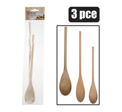 Hillhouse Wooden Mixing Spoons 3pack