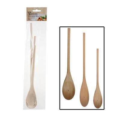 Hillhouse Wooden Mixing Spoons 3pack