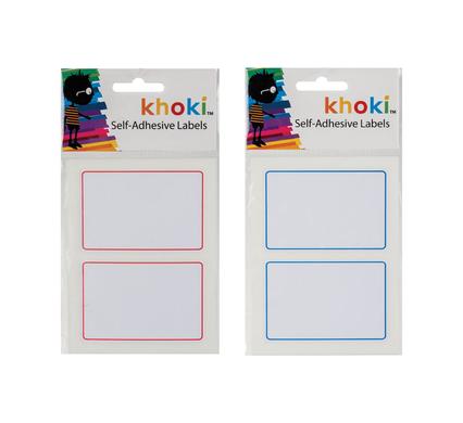 Khoki Self Adhesive Book Labels On Border 2s