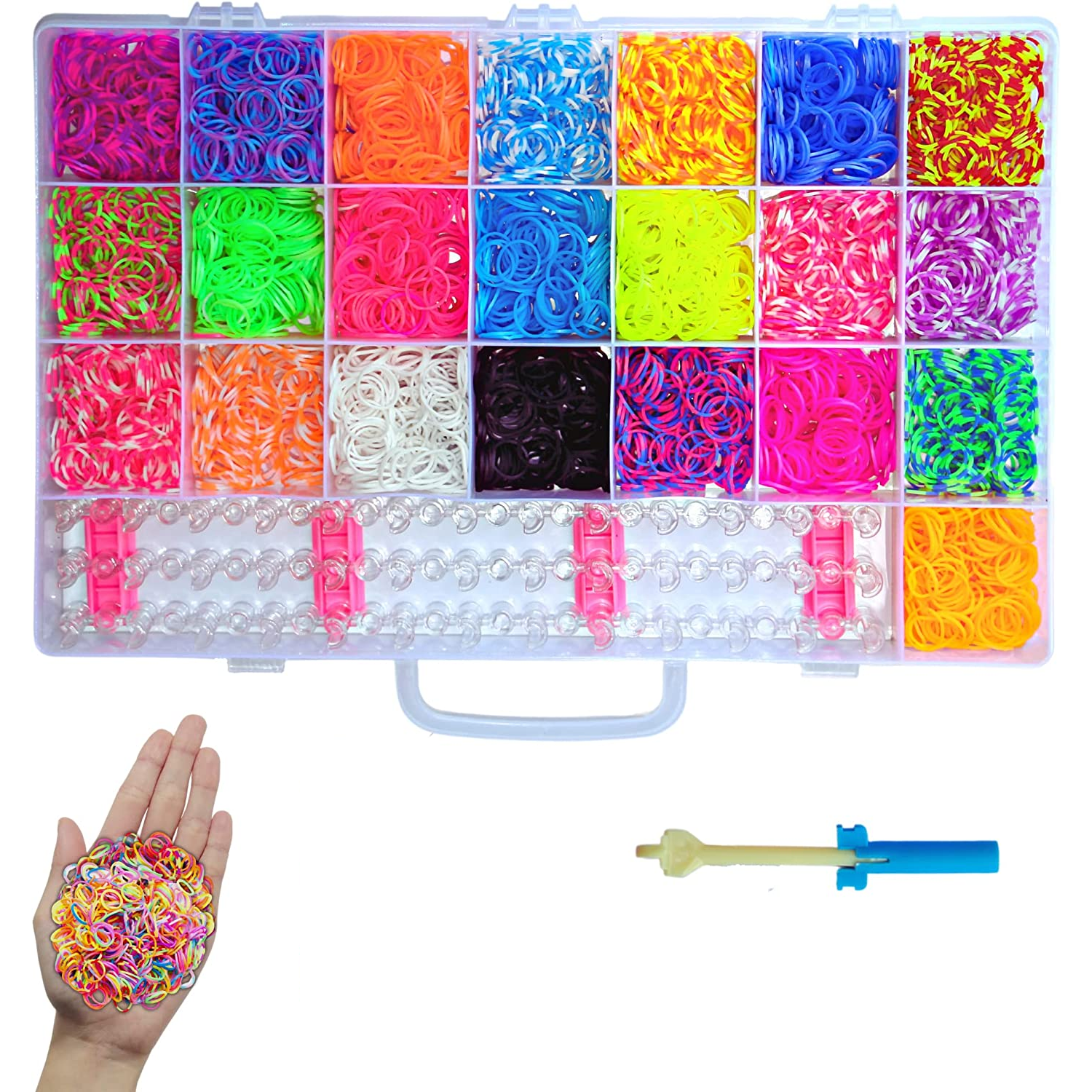 Friendship Loom Bands with See Through Box