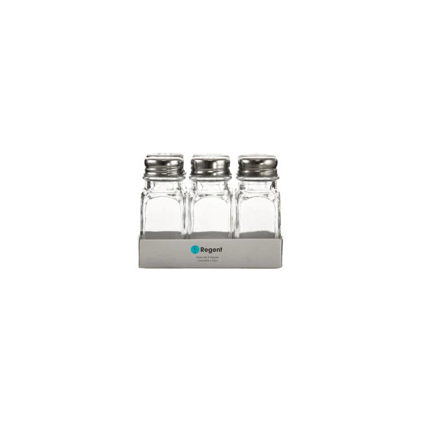Regent Cleopatra Salt & Pepper Glass Shaker 70ml 6pack 10567