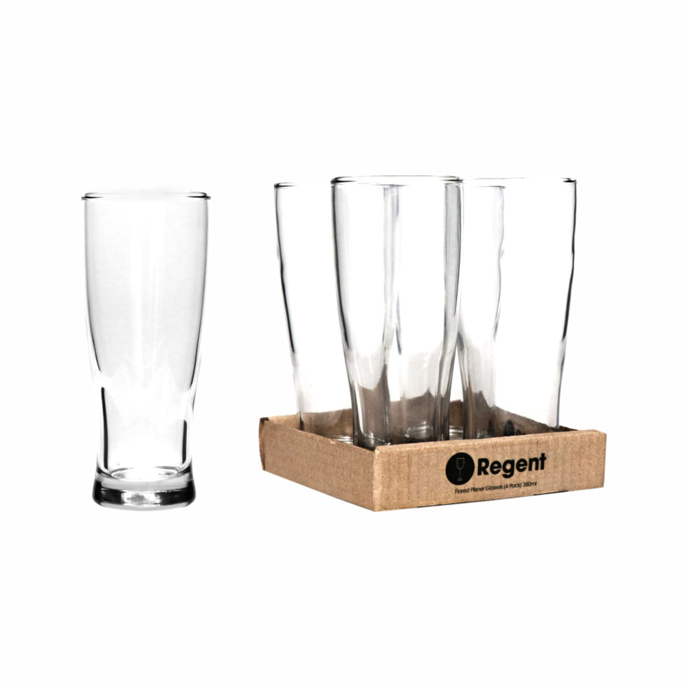 Regent Glass Tumbler 380ml Pilsner 4Pack 12497