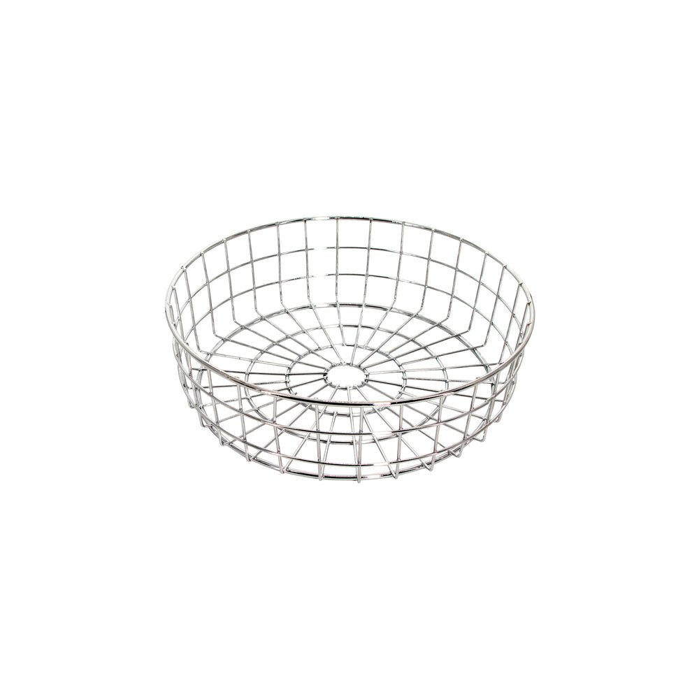 Regent Round Wire Serving Basket Chromeware