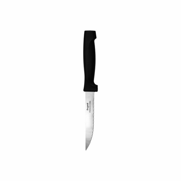 Regent Steak Knife with Sharp Tip and PP Black Hangle 21438