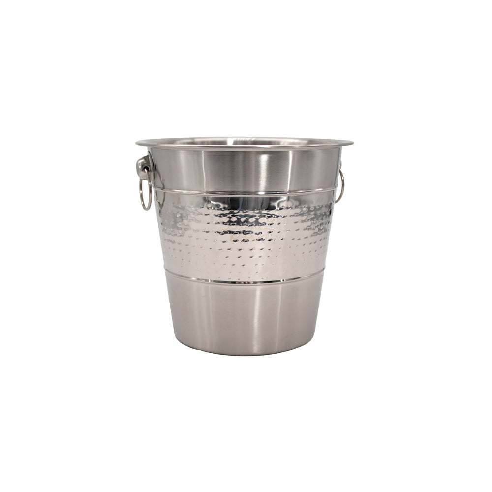 Bar Butler Champagne Bucket Hammerd with Ring Handle Punchbowl