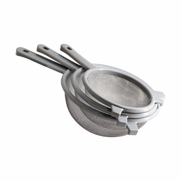 Regent Strainer Plastic Frame 3pc Stainless Steel