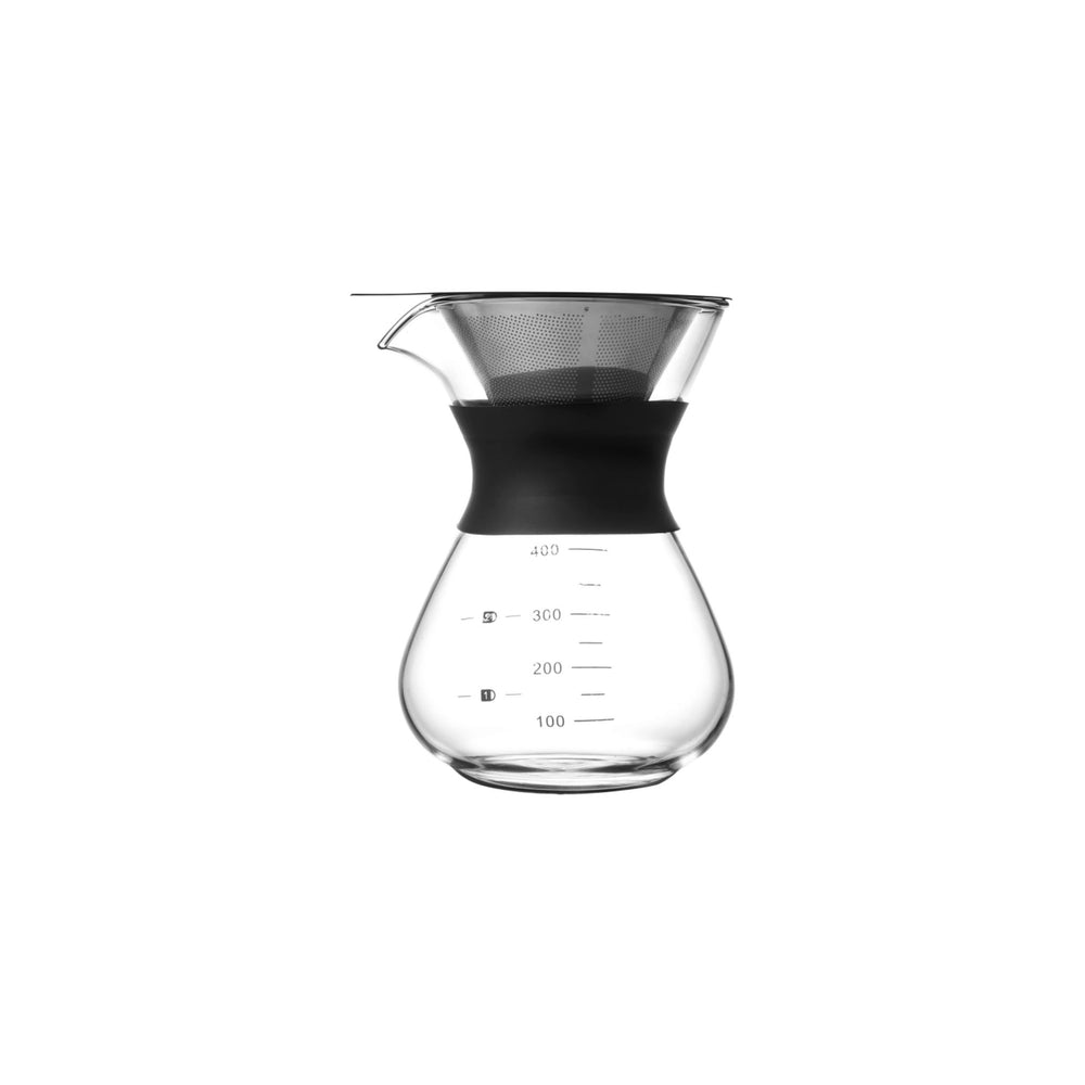 Regent Coffee Maker 400ml Pour Glass with Stainless Steel Filter