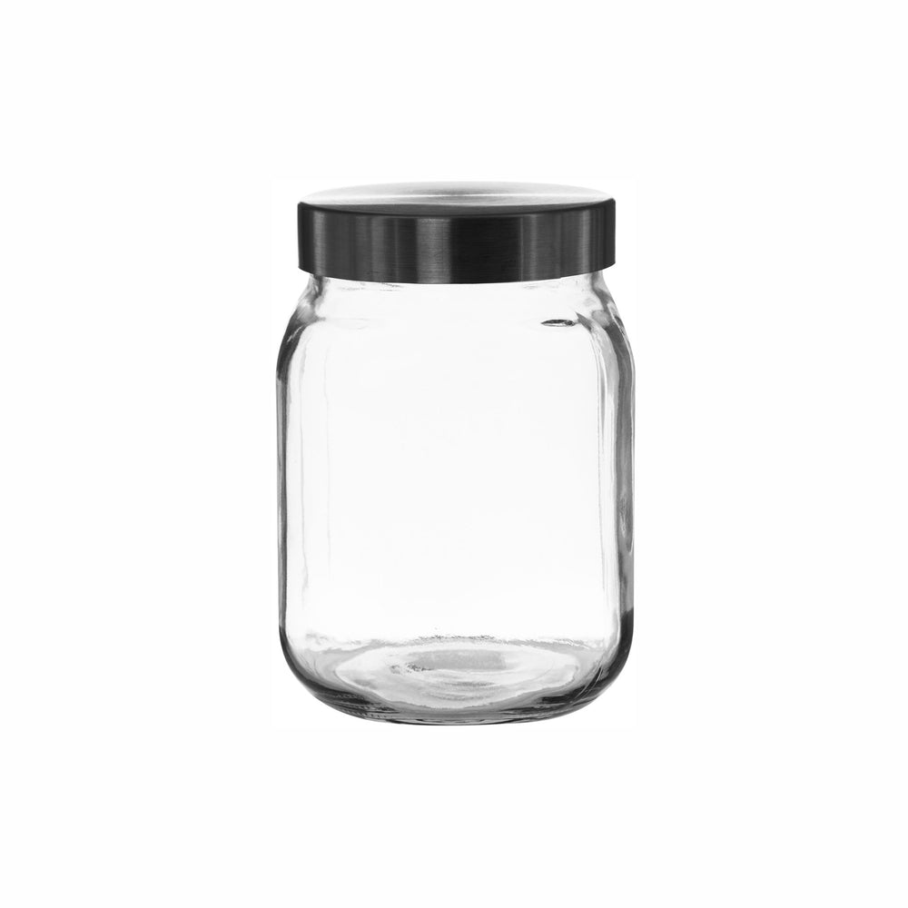 Consol 2L Glass Jar with Stainless Steel Lid 27398