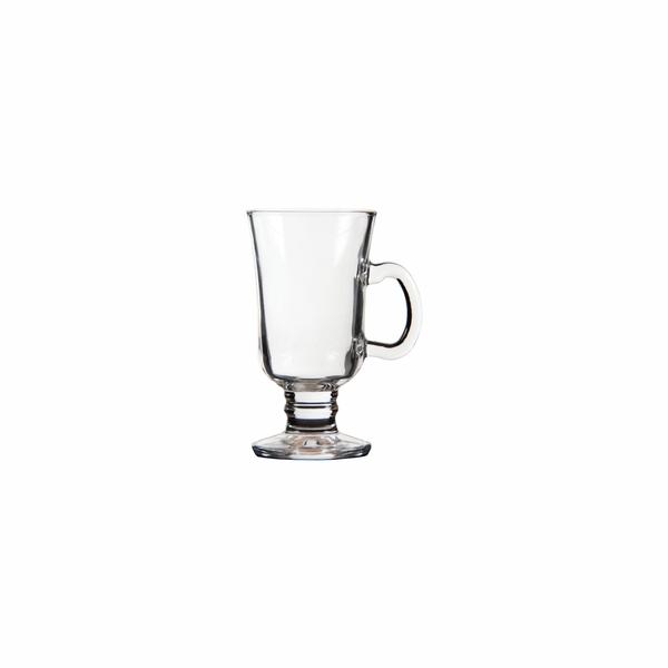 Regent Footed Glass Mug 240ml with Handle 27411