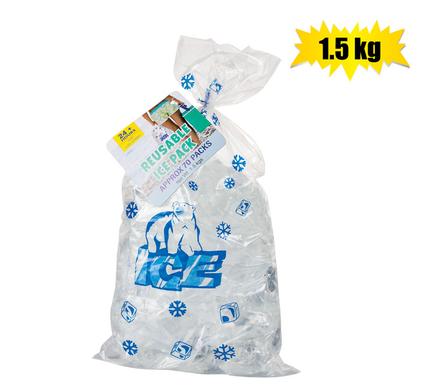 Ice Cubes Blocks Reusable Bag 1.5kg