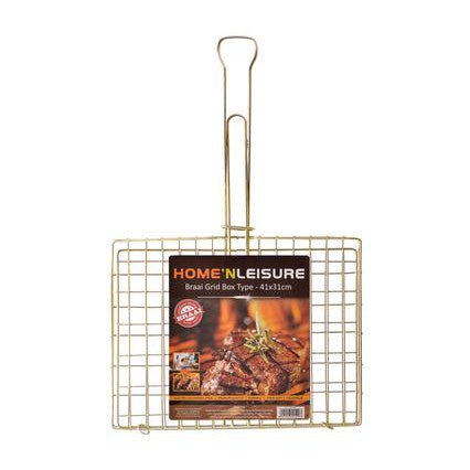 Home n Leisure Metal Braai Grid Chicken Box 41x31cm  use 00078774