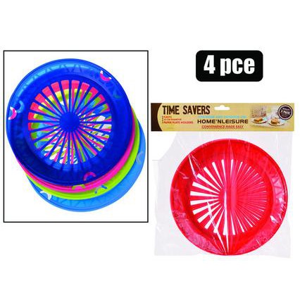 Party Paper Plate Holders 4pack