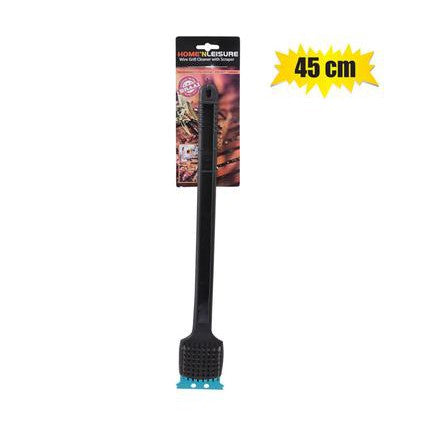 Home n Leisure BBQ Braai Grill Cleaner Scraper 45cm with Long Handle