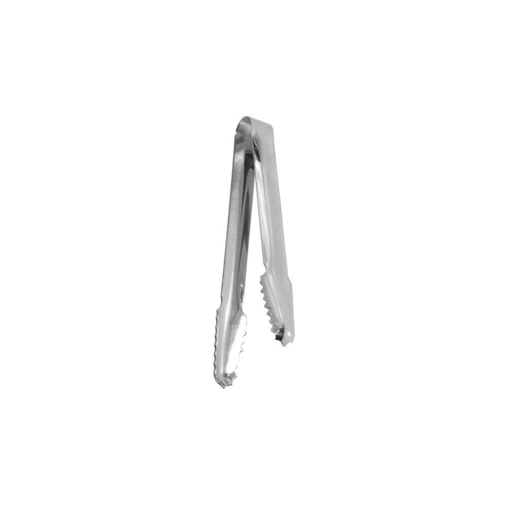 Bar Butler Ice Tong Stainless Steel with serrated Grips 160mm 30762