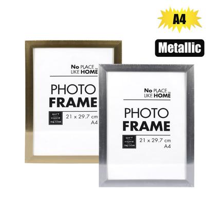 A4 Document Picture Frame Plastic Metallic