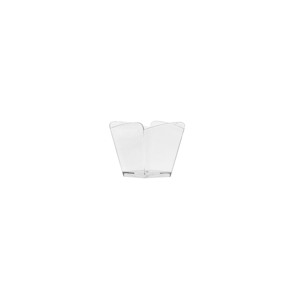 Regent Acrylic Mini Dessert Cup Tapered with Scollop 10pack 35173