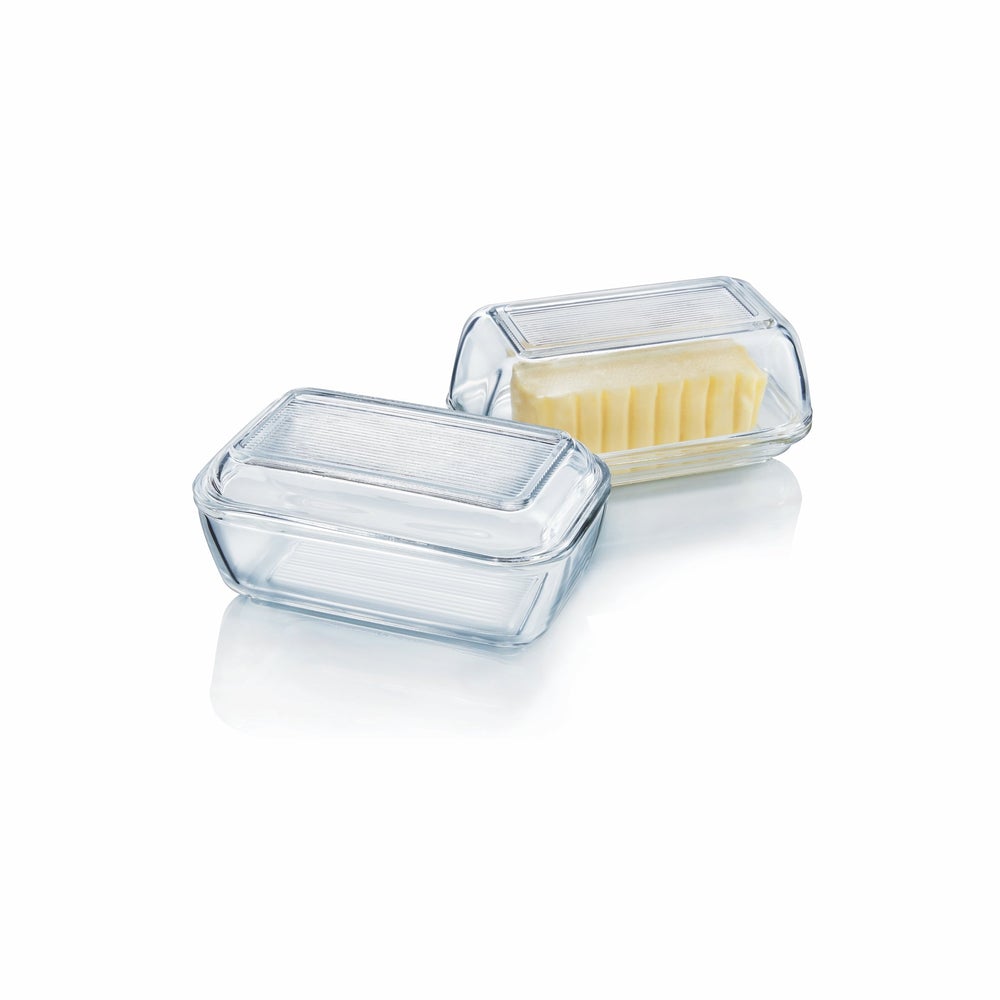 Luminarc Butter Dish Tempered Clear  37103