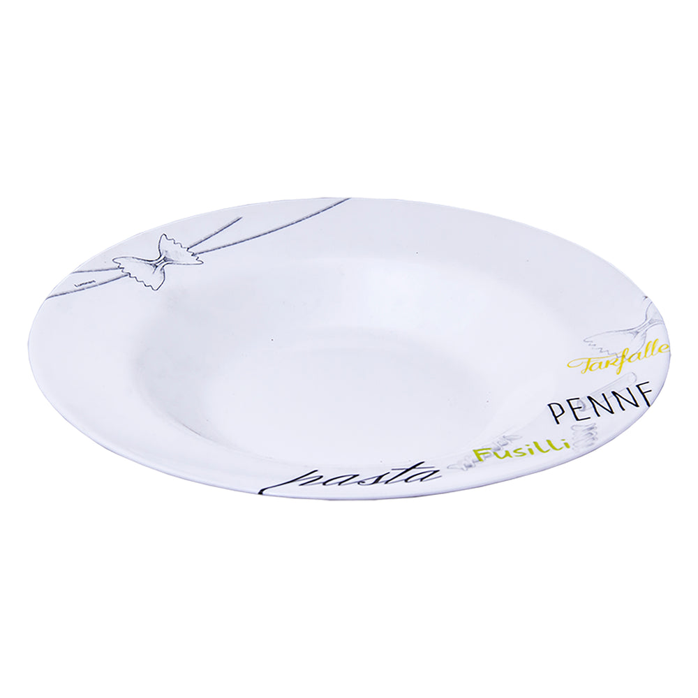 Luminarc Pasta Bowl Friends Time Bistro Tempered with Rim 285mm 38011